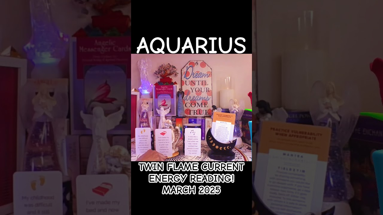 AQUARIUS - TWIN FLAME CURRENT ENERGY READING! MARCH 2025 #aquarius #love #twinflame #soulmate #march