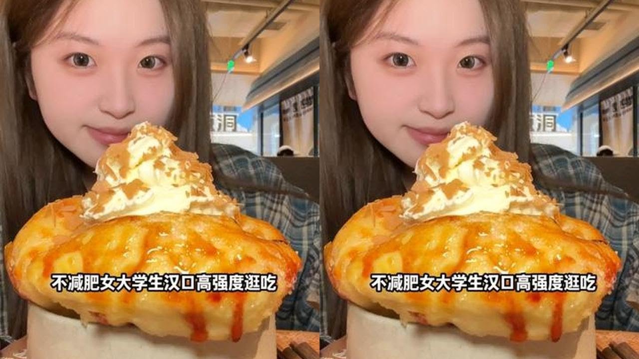 一天吃什么？温泉蛋空心粉焦糖榴莲冰
#美食推荐 #美食vlog #我的探店日记 #美食