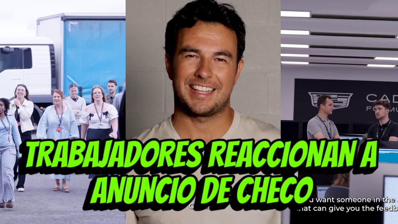 &iexcl;AS&Iacute; REACCION&Oacute; PERSONAL DE CADILLAC F1 TRAS EL ANUNCIO DE CHECO P&Eacute;REZ!