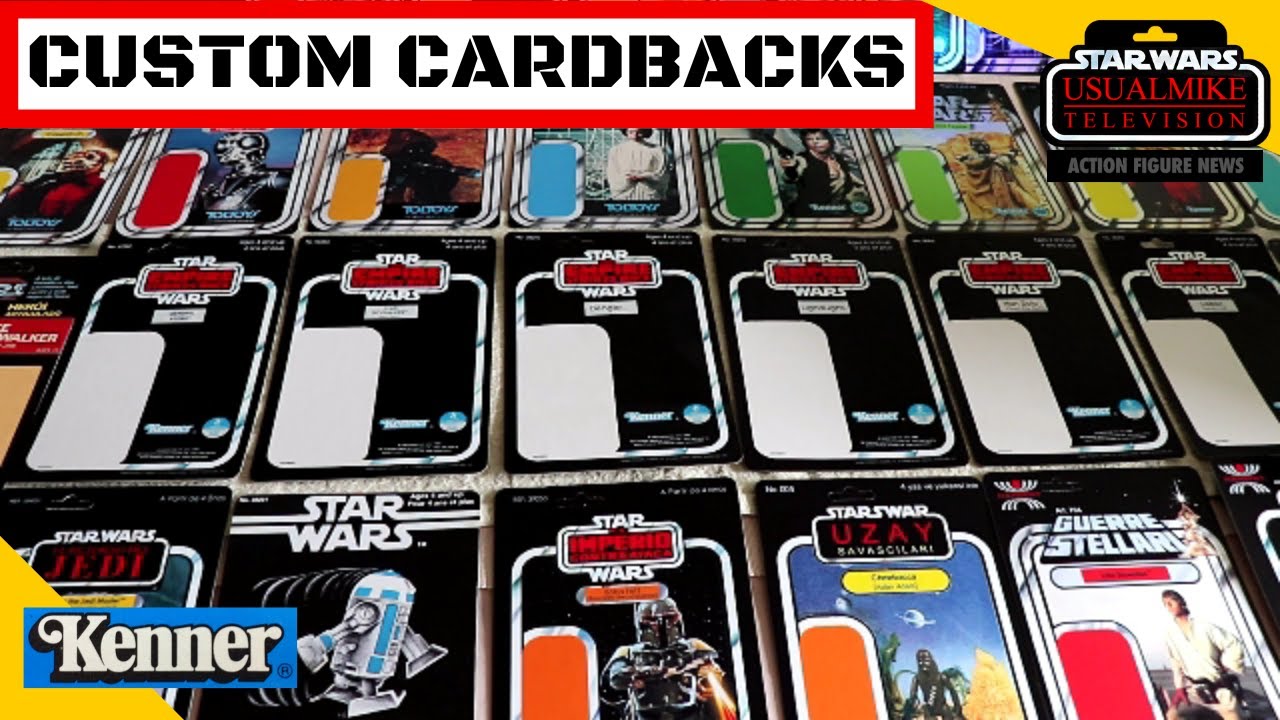 STAR WARS CUSTOM CARDBACKS FROM CYBORG CUSTOMS!!!