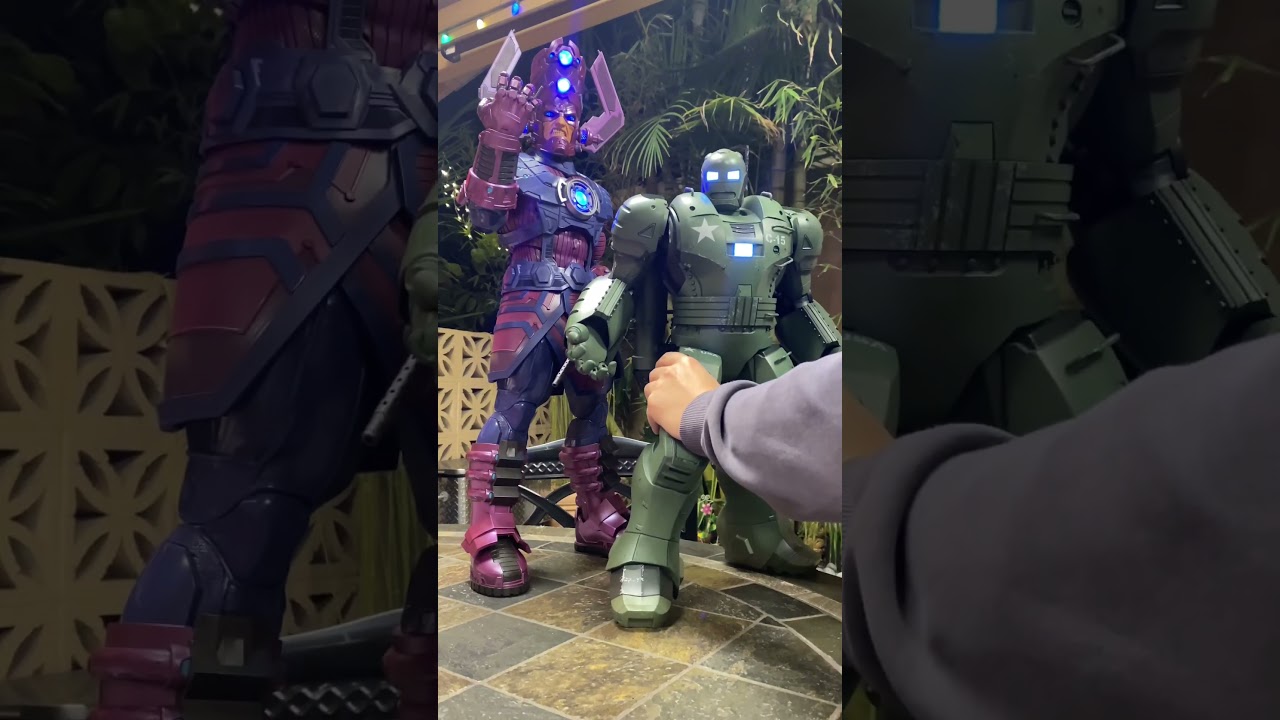 Size Comparison: Hot Toys Hydra Stomper to Marvel Legends Galactus  #hottoys #shorts #marvellegends