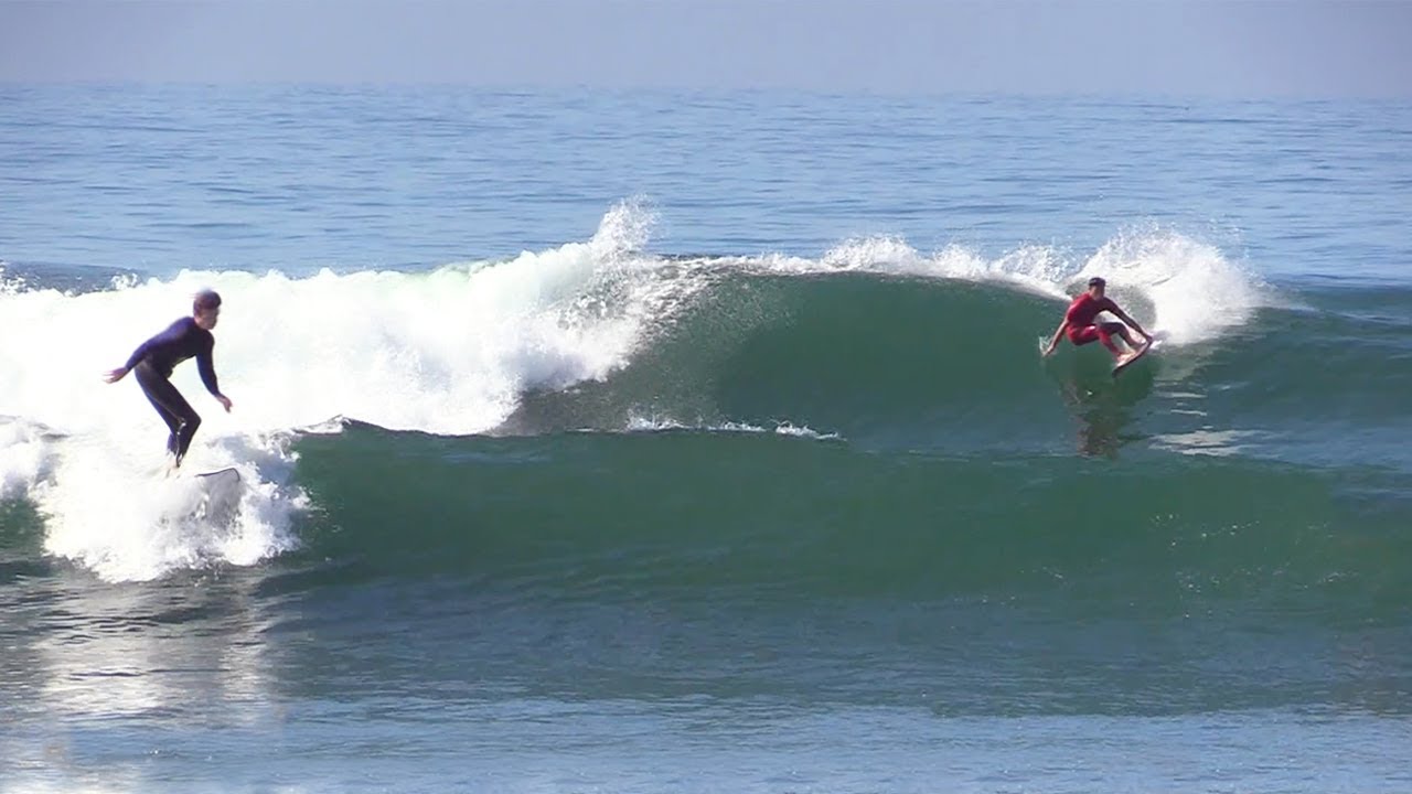 Surfing HURRICANE swell at Lowers w/ Kalani Robb, Jett Schilling & more!