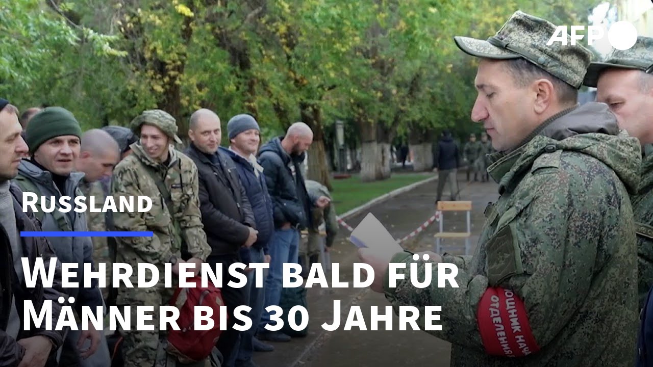 Russland: Wehrdienst bald für Männer bis 30 Jahre | AFP