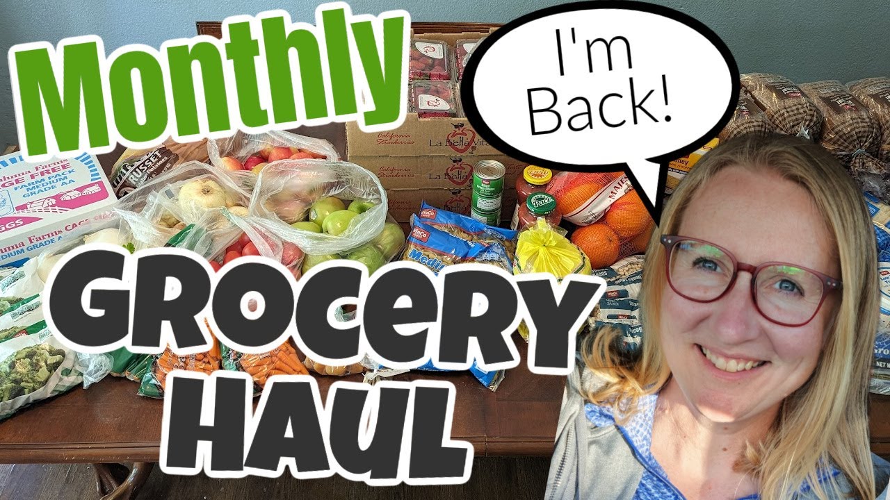 Family of 8 Monthly Grocery Haul-- Sam's Club and Winco