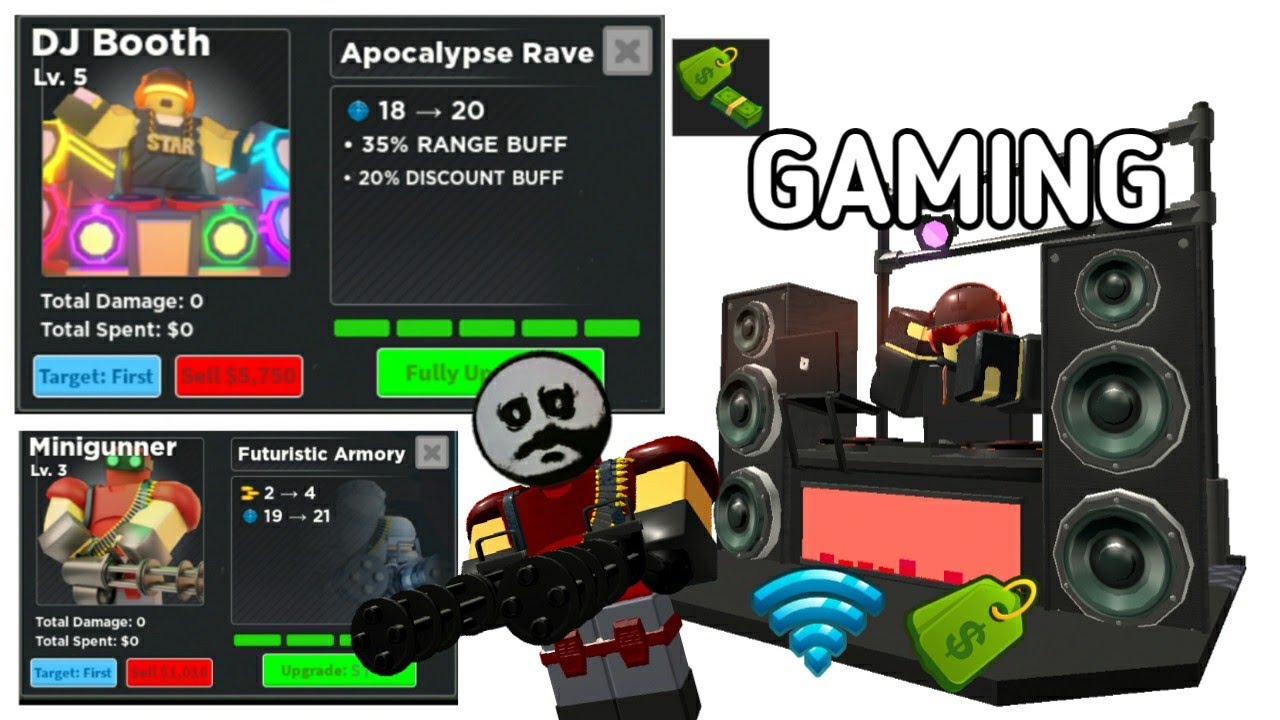 If DJ Booth Had Ability [In Nutshell] - Tower Defense Simulator [Roblox] Memes