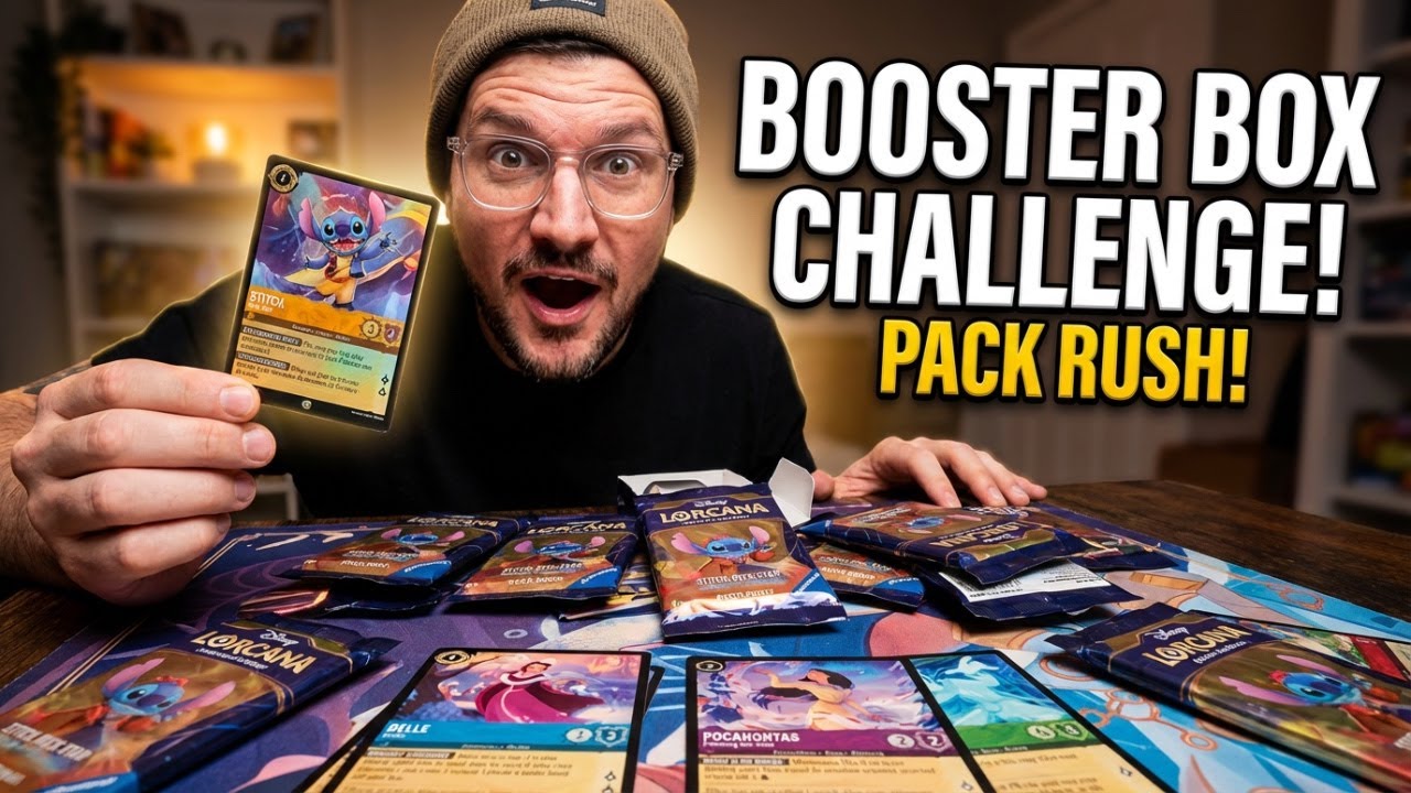 Booster box challenge starts now - let’s pack rush!