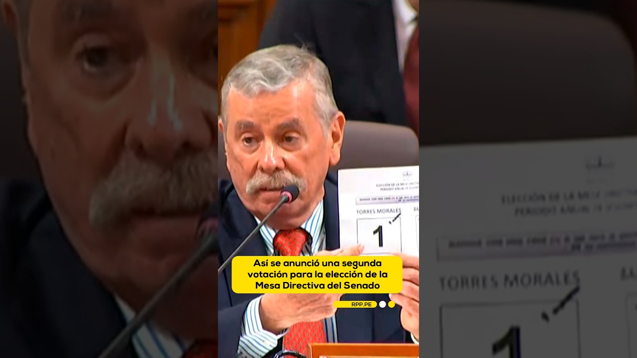 Senado va a segunda votaci&oacute;n para elegir al presidente de su Mesa Directiva 2026-2027