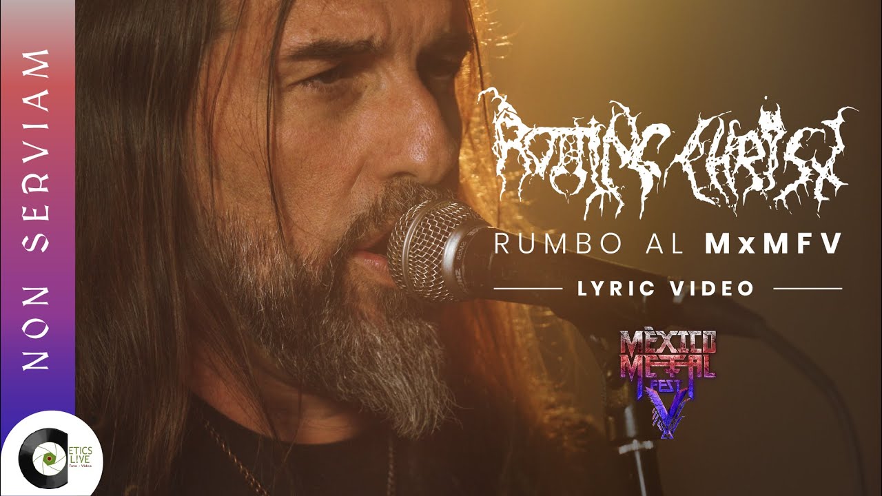 Rotting Christ - Non Serviam ( Lyric Video ) | Rumbo al #MxMFV