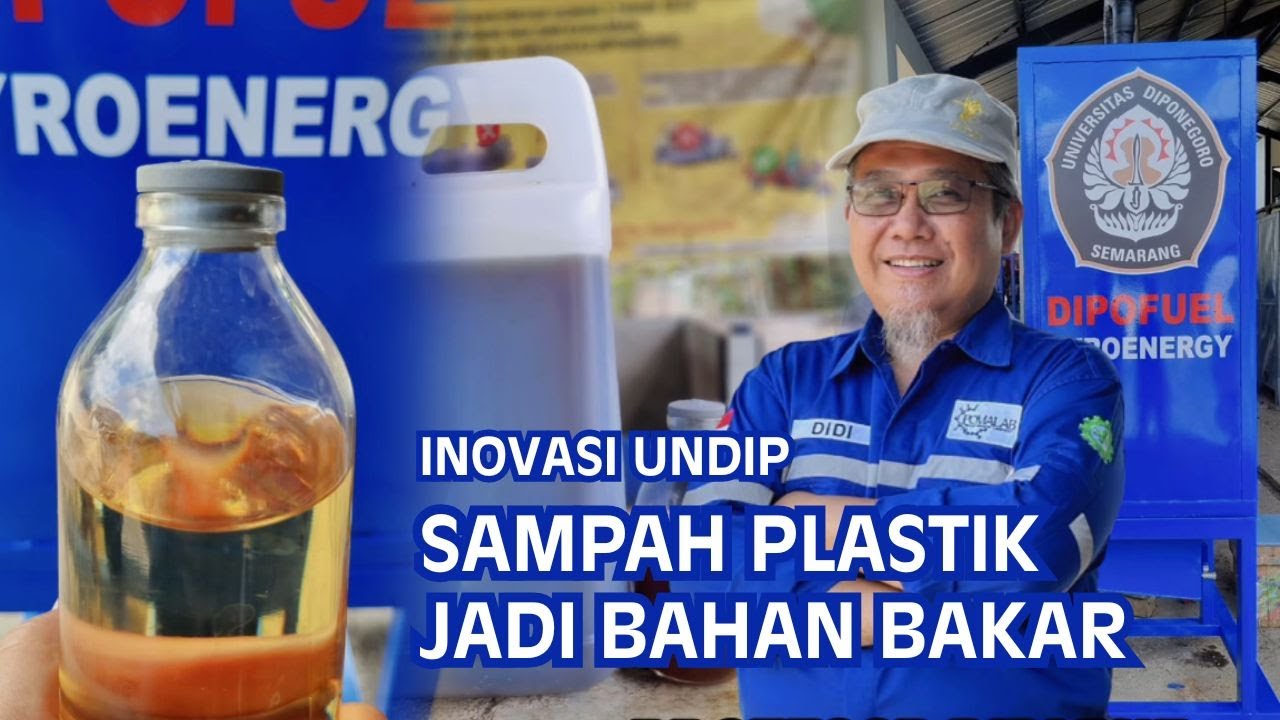 Inovasi Dosen Undip: Ciptakan Alat Pengolahan Limbah Plastik Jadi Energi