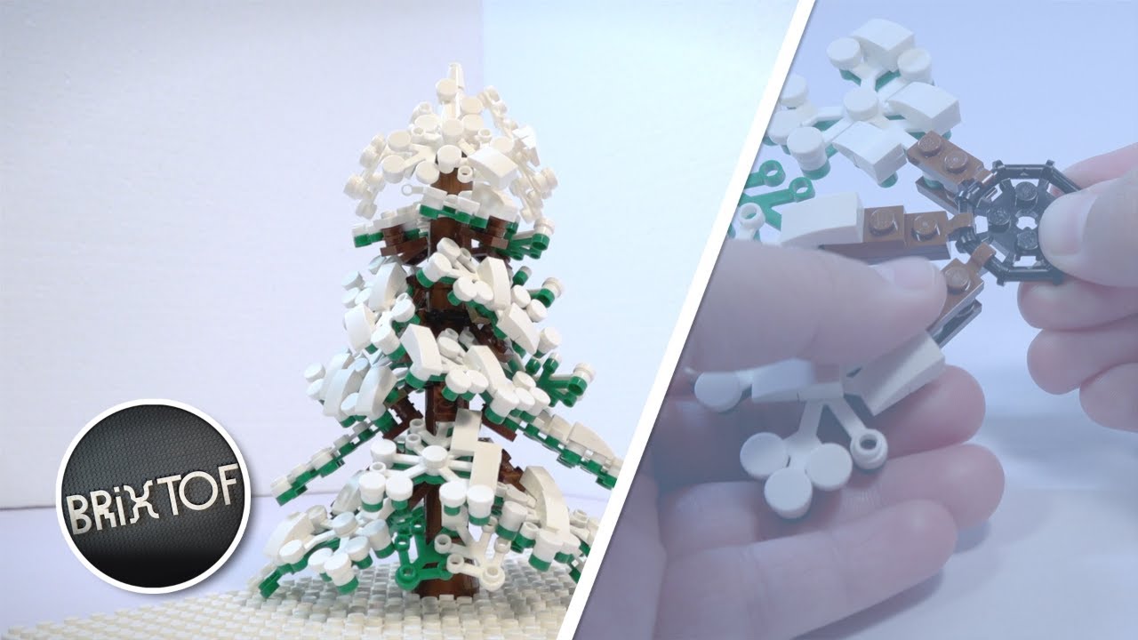LEGO Pine Tree for my Winter Village Diorama