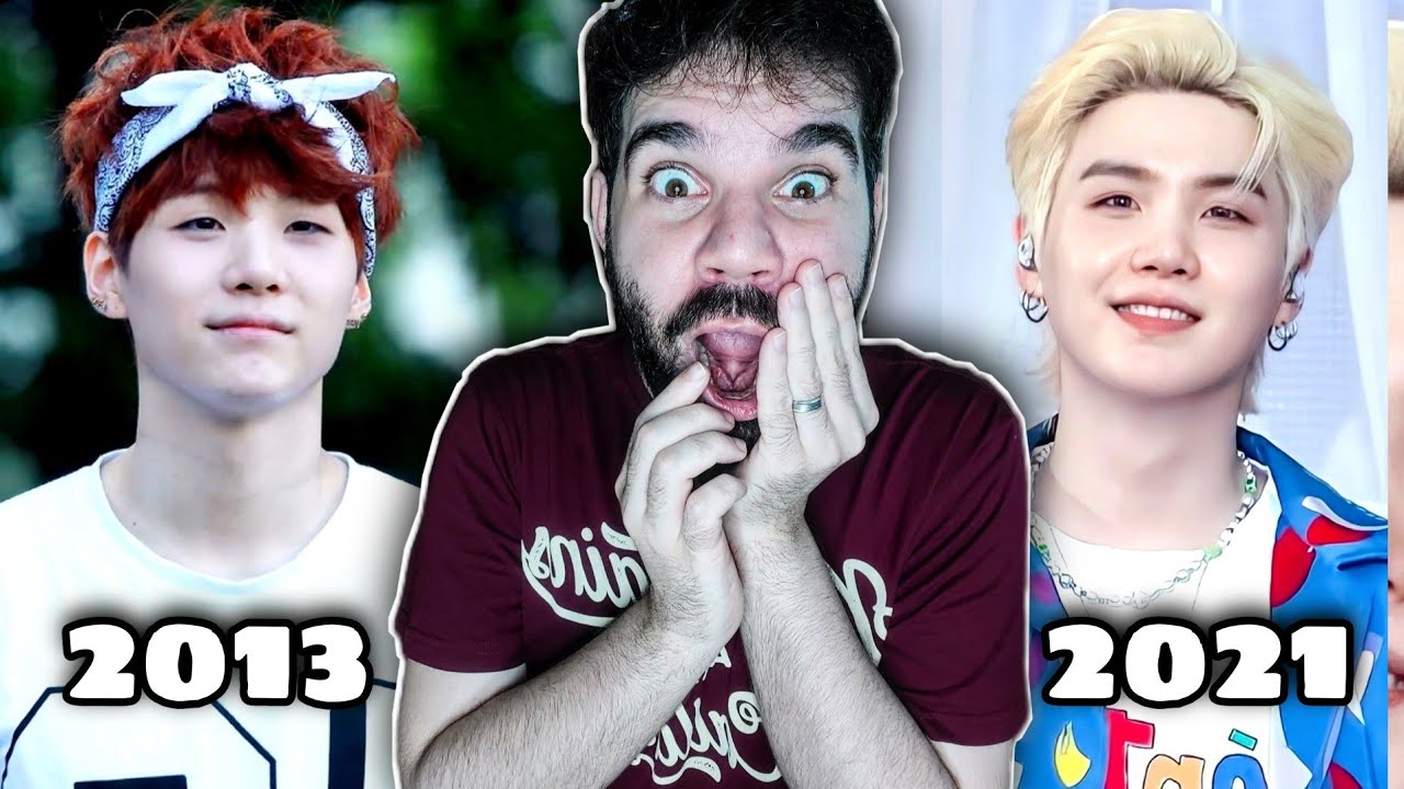 EVOLUÇÃO DE YOONGI NO BTS | 2013 - 2021