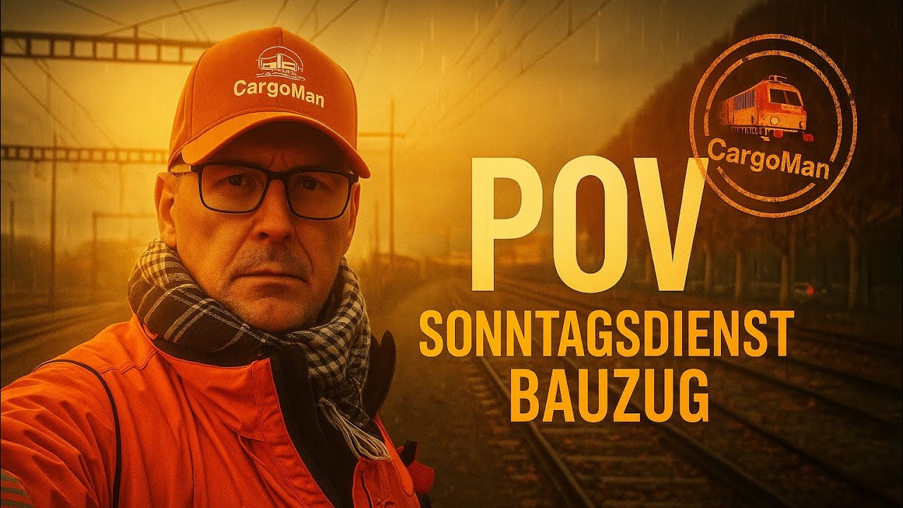 Sonntagsdienst im Regen 🌧️ | POV im Rangierbahnhof Basel RB