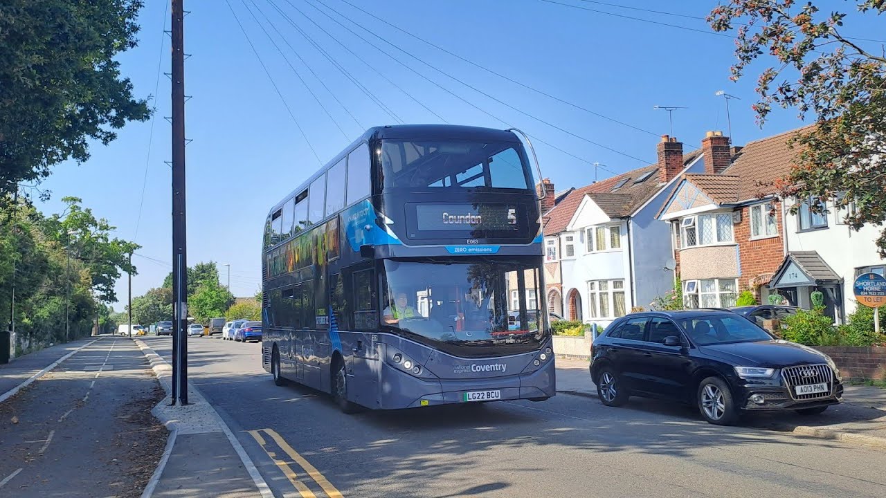 NX Coventry Route 5 - Coundon ➡️ Coventry | Full Route Visual
