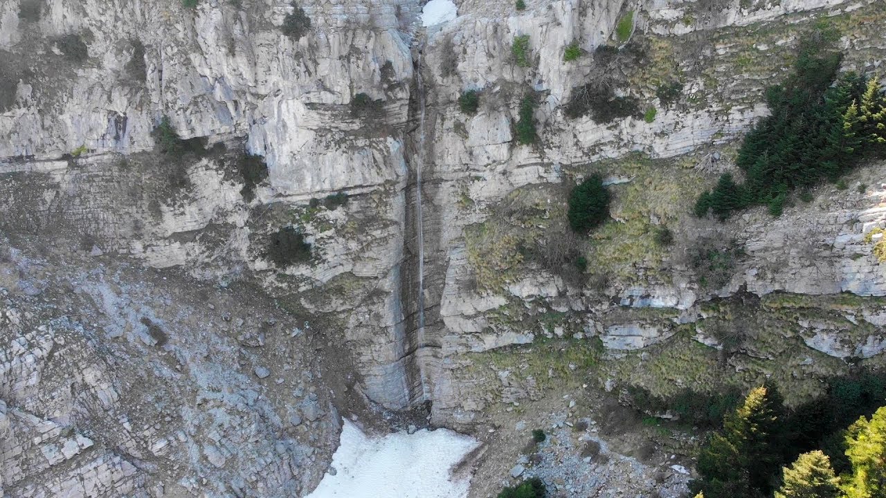 ΚΑΤΑΡΡΑΚΤΗΣ ΚΑΚΑΒΟΣ ΣΤΟΝ ΕΡΥΜΑΝΘΟ (DRONE). MOUNT ERYMANTHOS, KAKAVOS WATERFALLS, ACHAIA, GREECE
