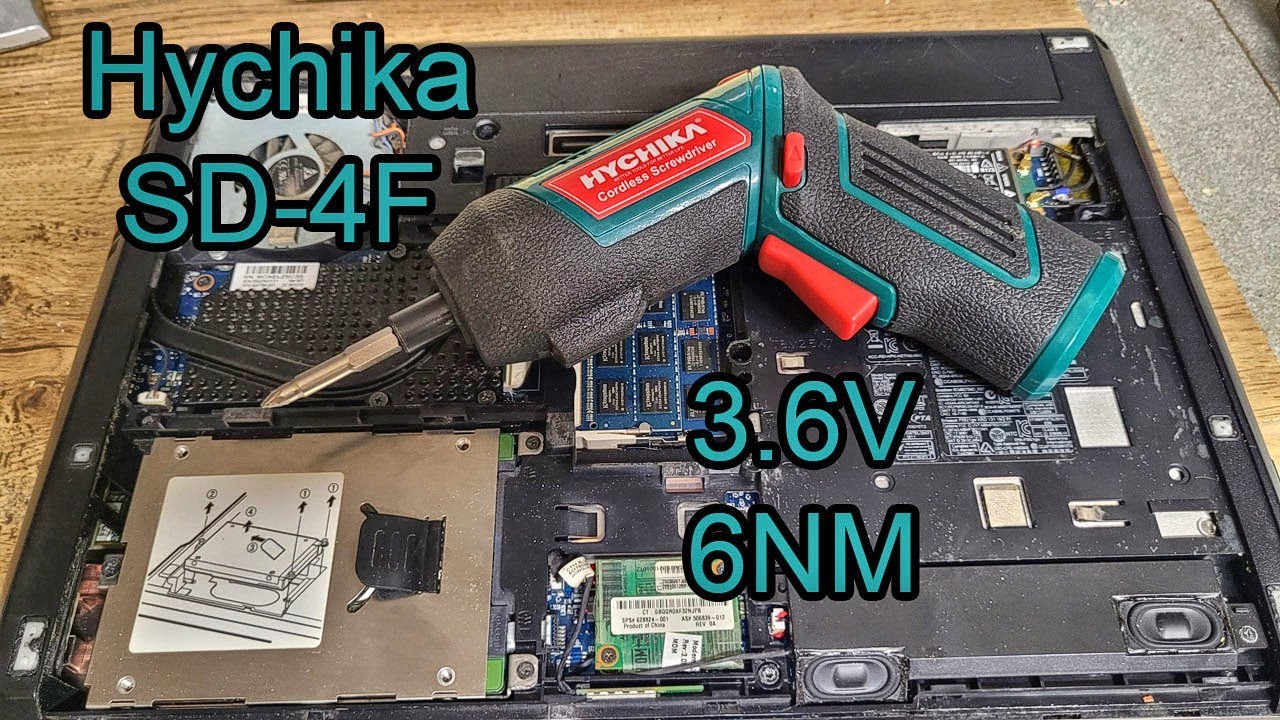 Mini Wkrętarka Hychika 3.6V SD-4F Test
