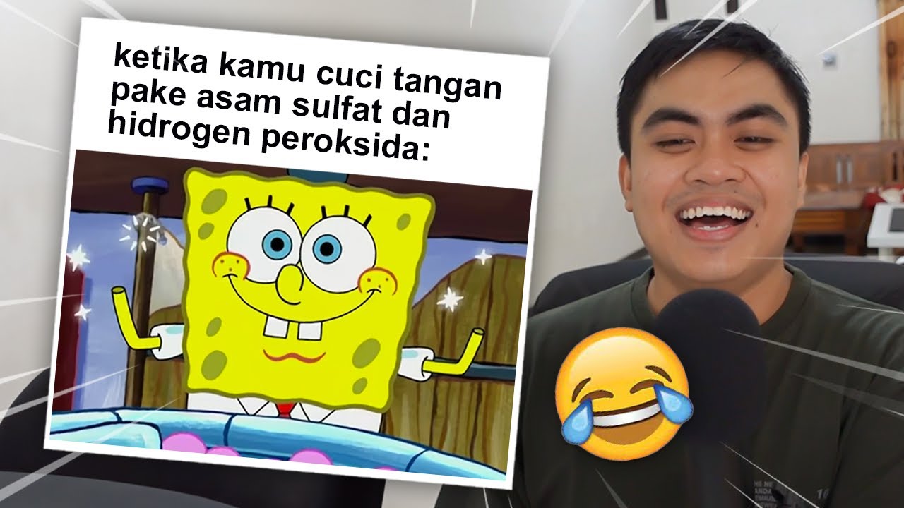 Jangan cuci tangan pakai asam sulfat!  - Reaction Meme Sains 🤣
