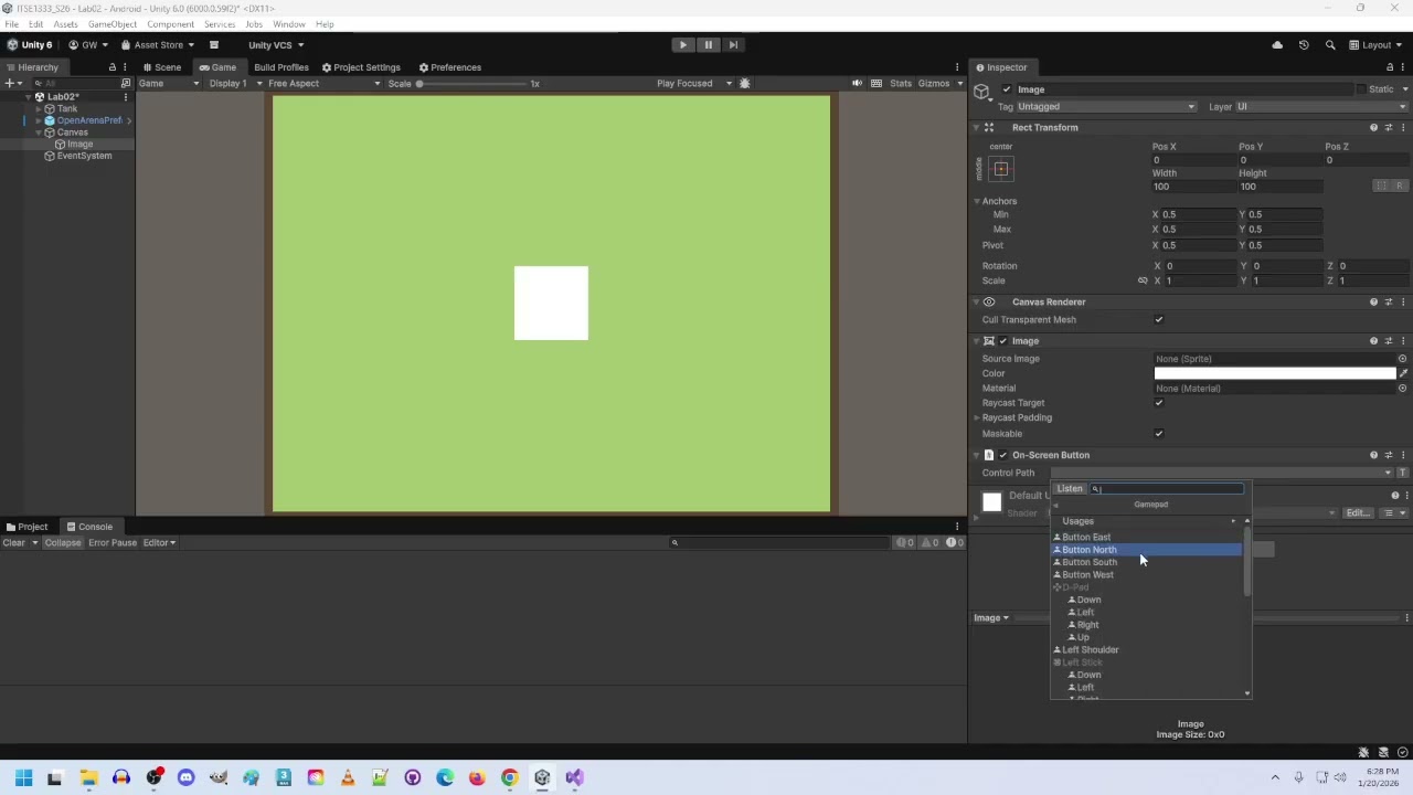 ITSE 1333 - On Screen Controls