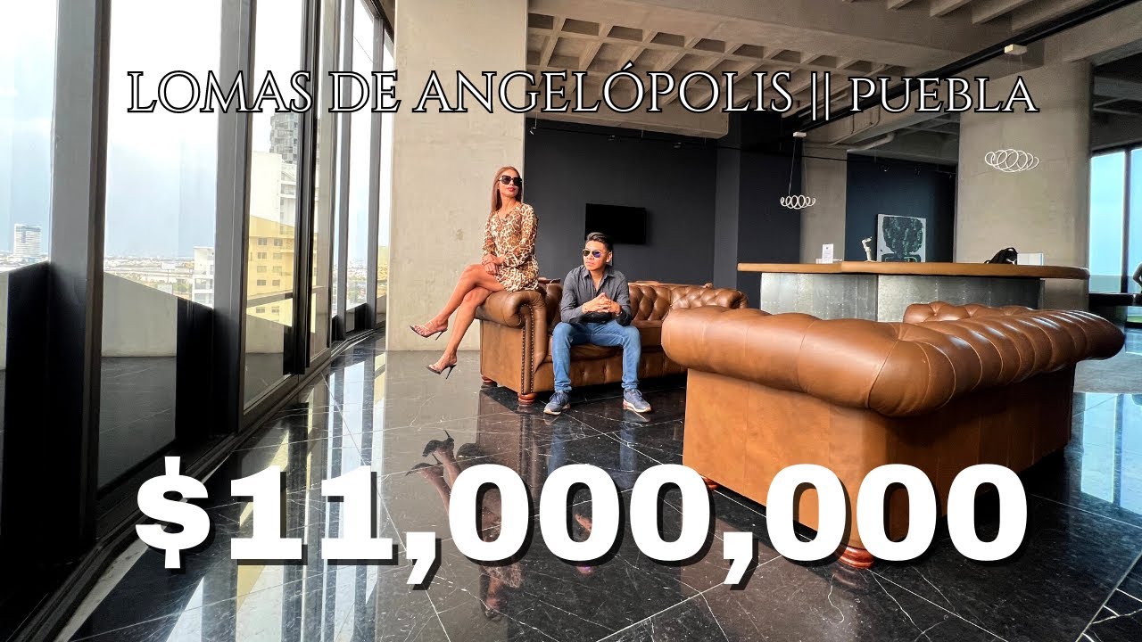 INCREIBLE PENT HOUSE de DOS niveles en PUEBLA || Jardín de 55 M2 a 18 pisos de ALTURA $11,000,000