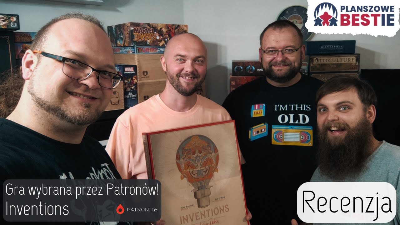 Planszowe Bestie #400 - Inventions: Evolutions of Ideas - Recenzja - 29.06.2024
