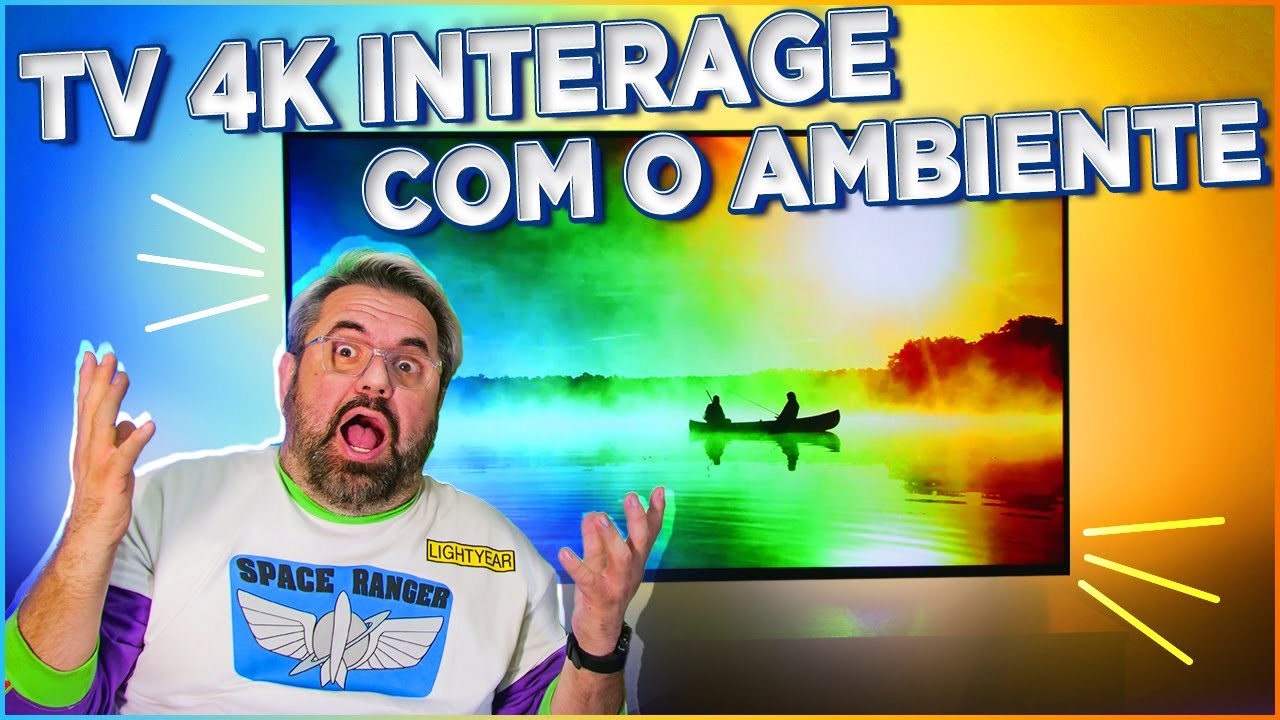 UMA TV 4K QUE INTERAGE COM O AMBIENTE: PHILIPS AMBILIGHT