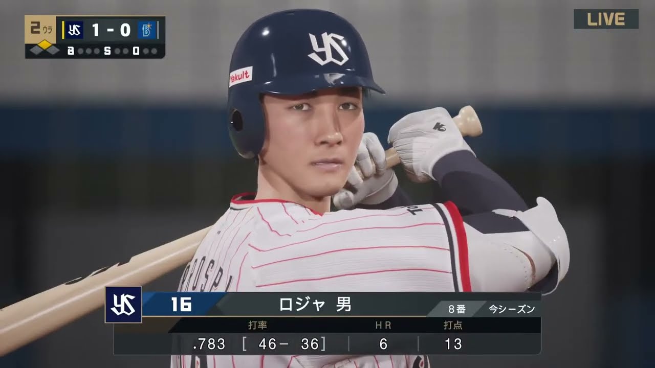 第3回プロ野球スピリッツスタープレイヤー東京ヤクルトスワローズでリーグ優勝、日本一目指してやって行きますよん！
