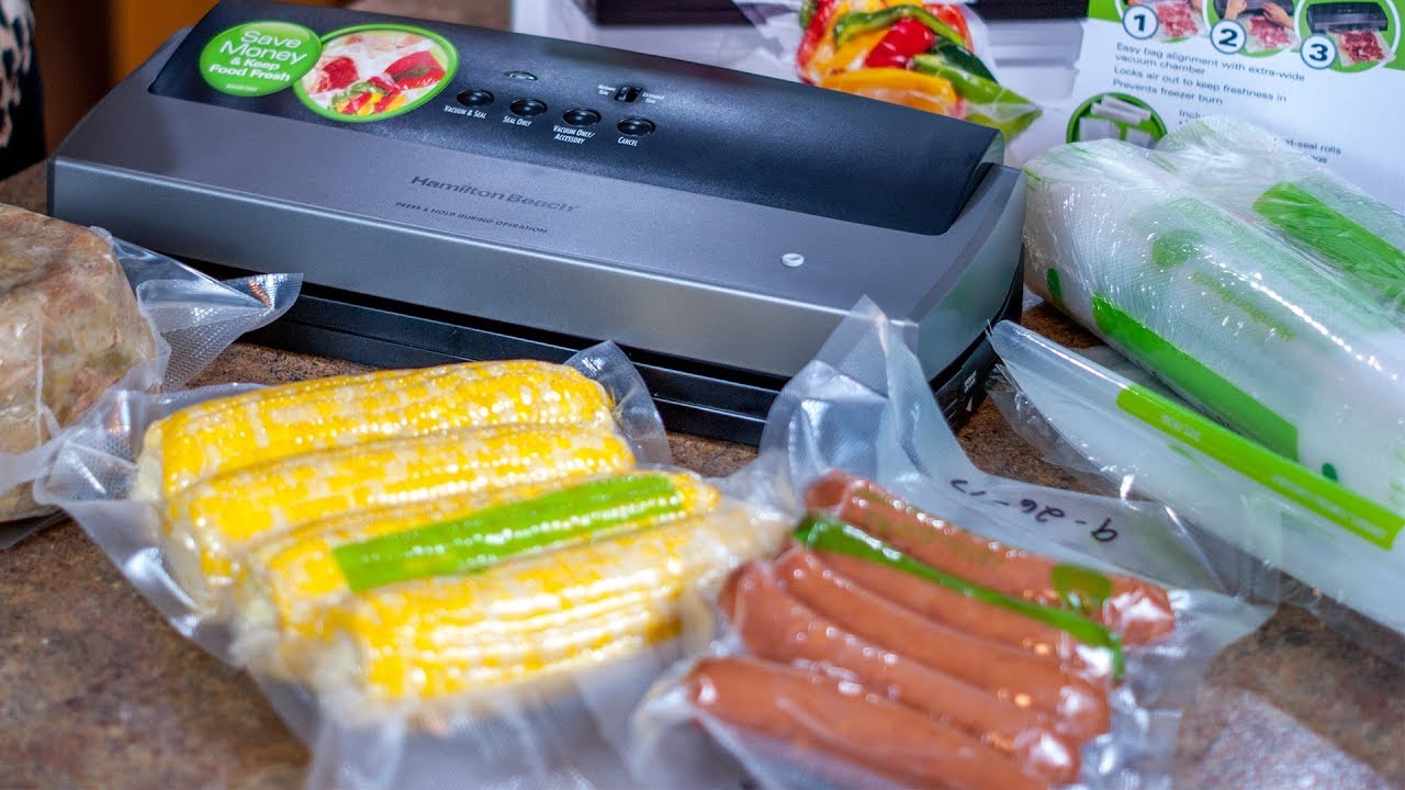 Сохраняйте свежесть продуктов с помощью вакуумного упаковщика