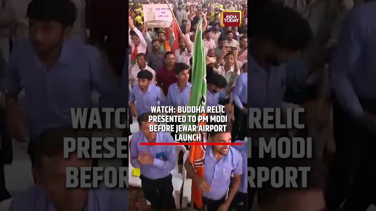 Jewar Airport Launch | Buddha Relic Presented to PM Modi | India Today #pmmodi #noidaairport