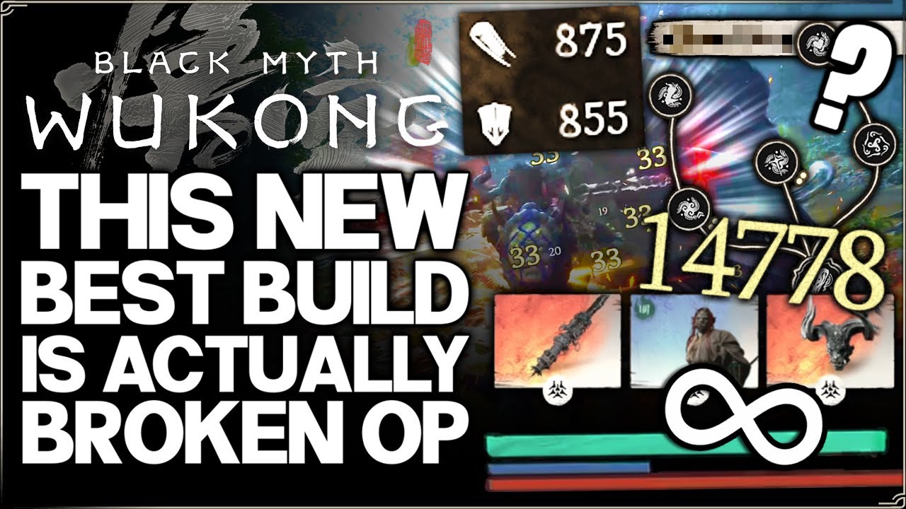 Black Myth Wukong - How to Get INFINITE Damage & NEVER Die - New Best OVERPOWERED Build Found Guide!