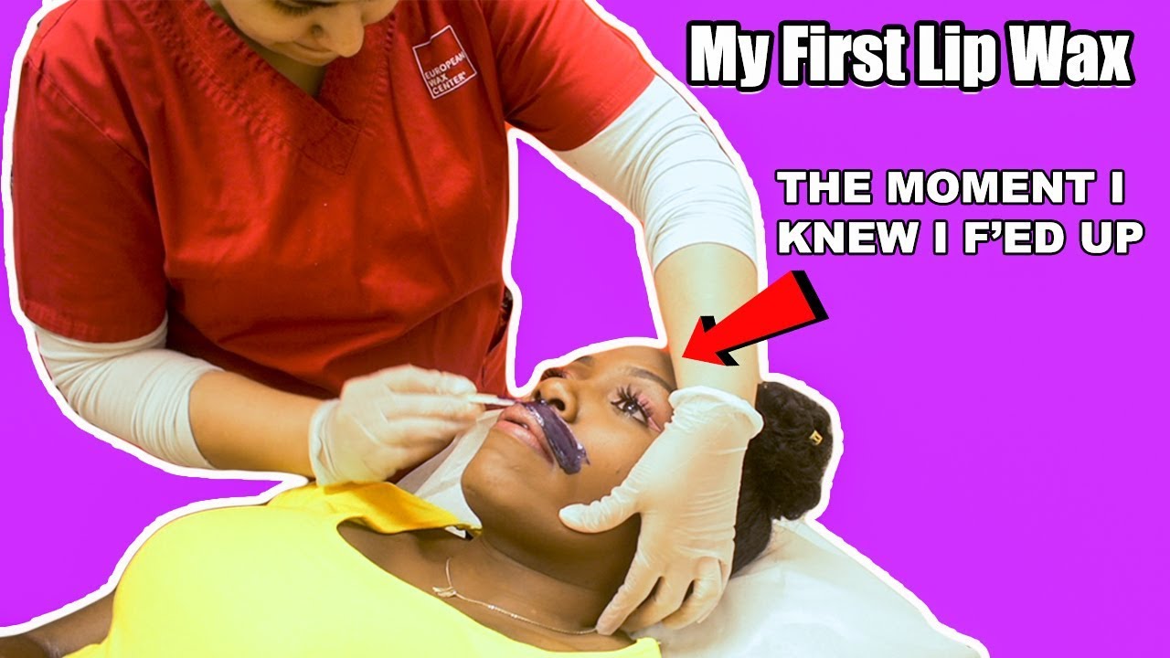 I Waxed My LIp For The First Time! | European Wax Center