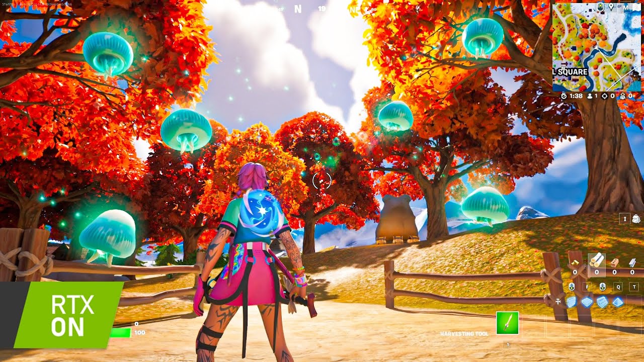 Fortnite Chapter 4 Graphics with RTX ON (Epic Settings)