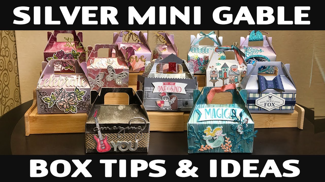 Stamping Jill - Silver Mini Gable Box Tips & Ideas