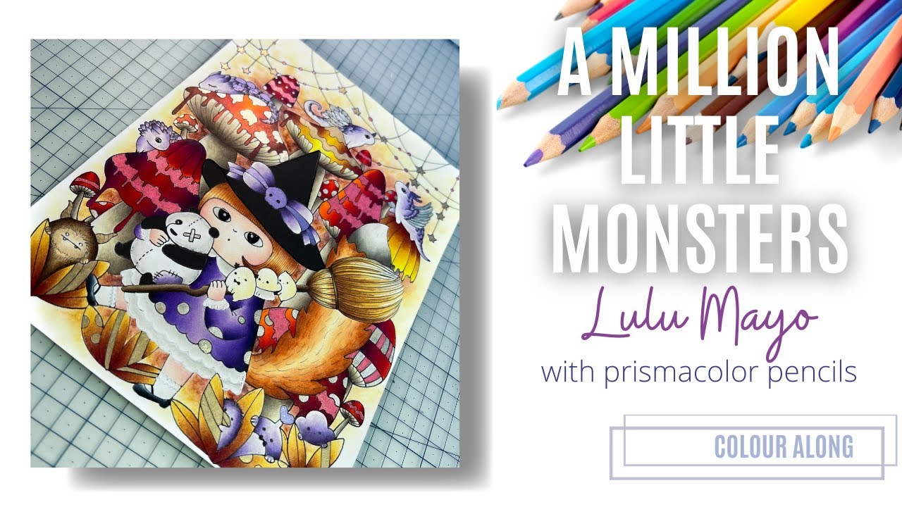 Colour Along | A Million Little Monsters by Lulu Mayo
