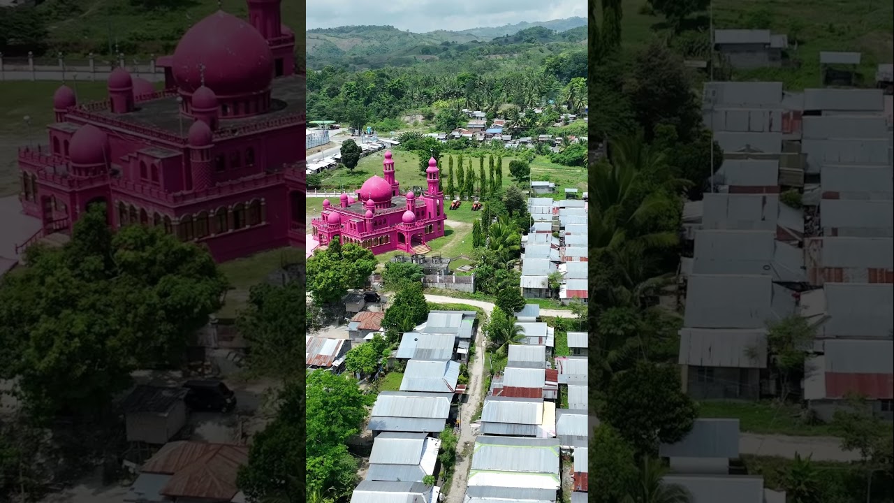 The stunning pink mosque of Datu Saudi, Maguindanao del Sur