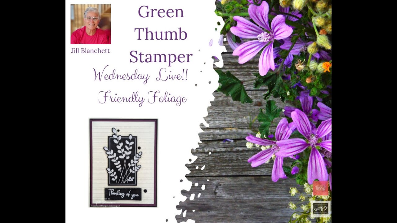 Friendly Foliage bundle used for three quick cards