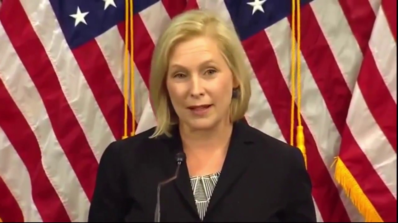 Sen. Kirsten Gillibrand vs President Donald Trump War About 