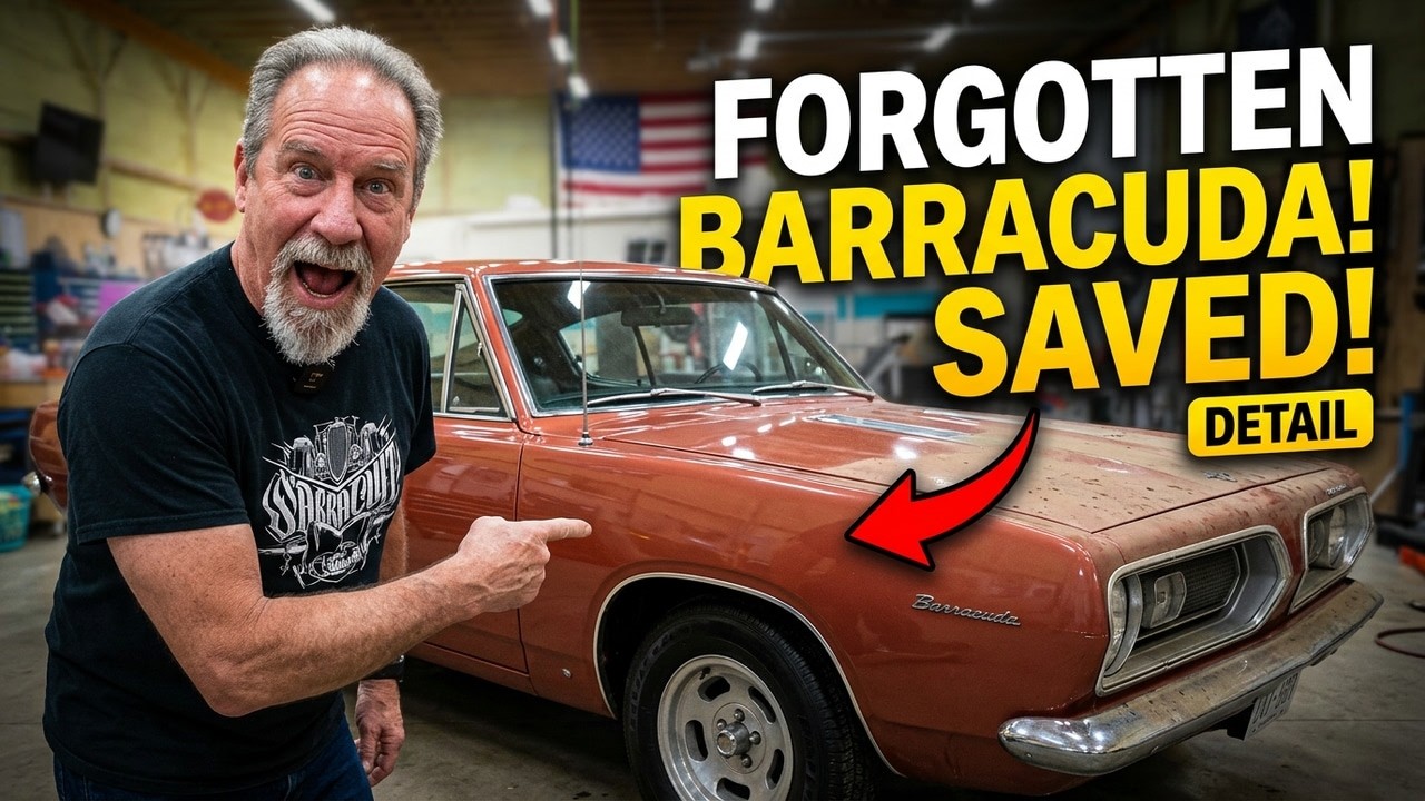 Посмотрите, как эта забытая Barracuda получает необходимую ей тщательную предпродажную подготовку.