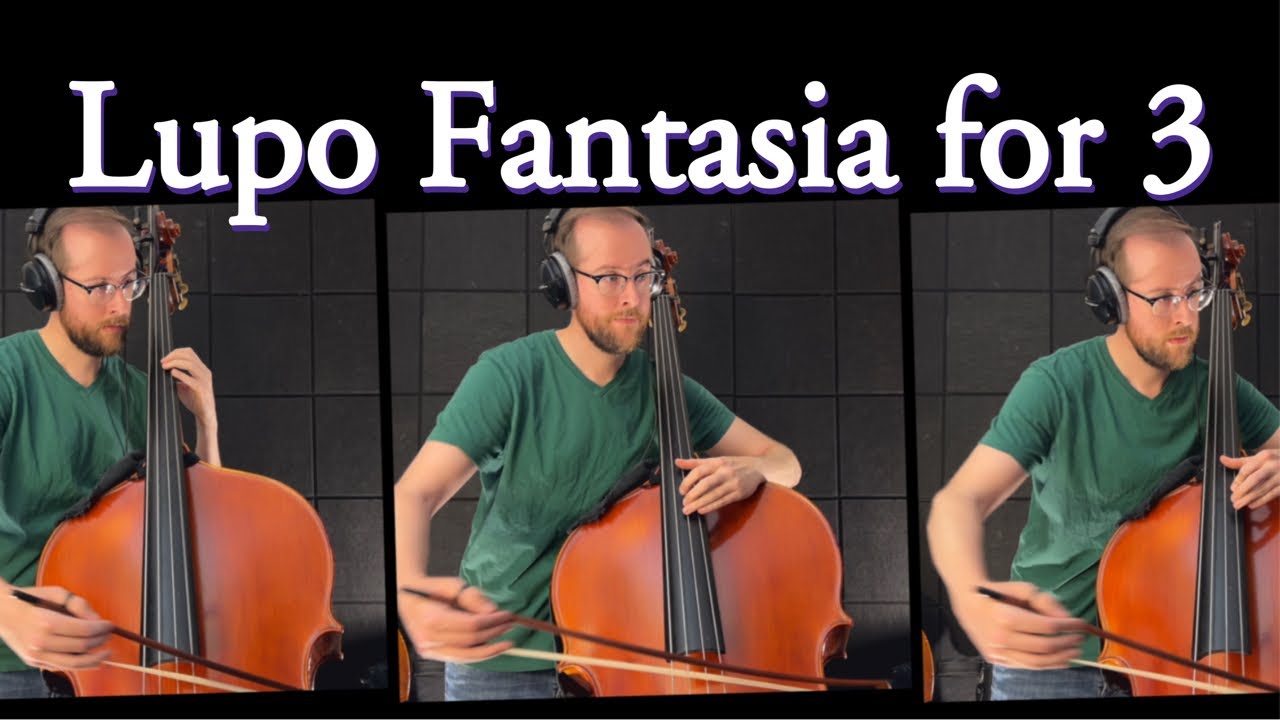 Fantasia for 3 viols by Thomas Lupo arr. for Basses
