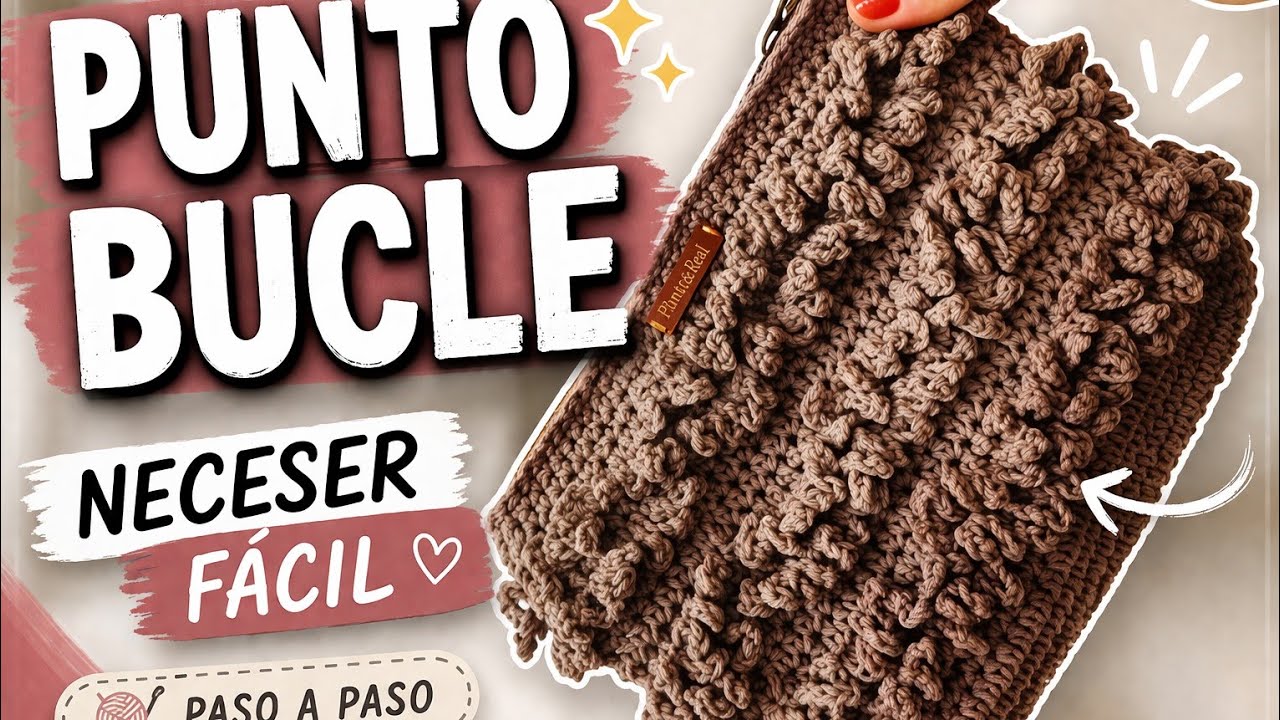 👉Neceser a Crochet Paso a Paso | Técnica Oval Para Principiantes