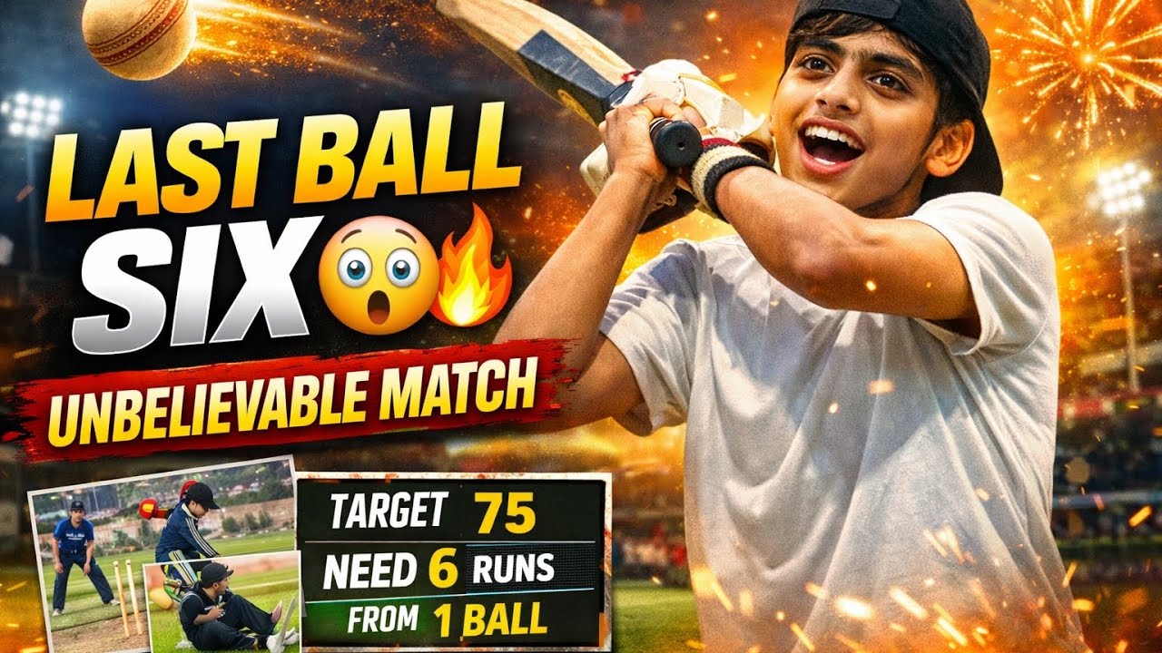 Gully Cricket Match 2026 🏏 Intense Last Over Fight 🔥