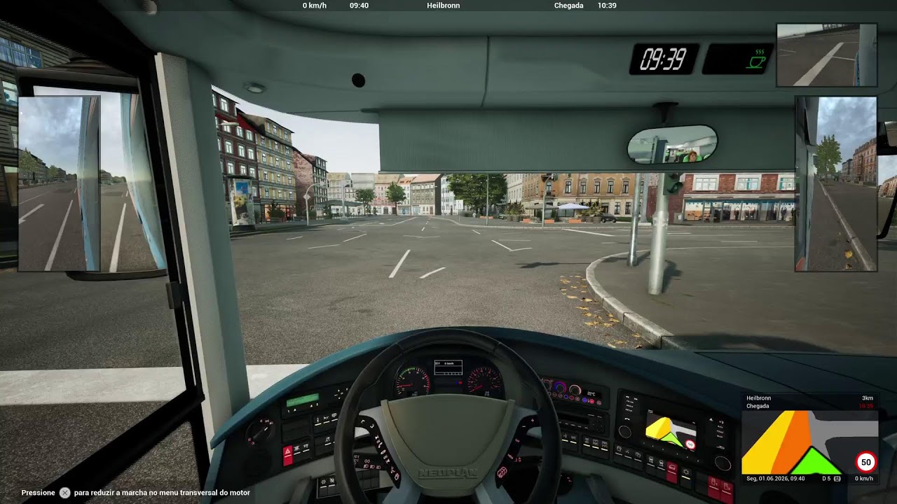 Fernbus Coach Simulator PS5 Rota Original Linha X109 Freiburg - Berlim Parte 1