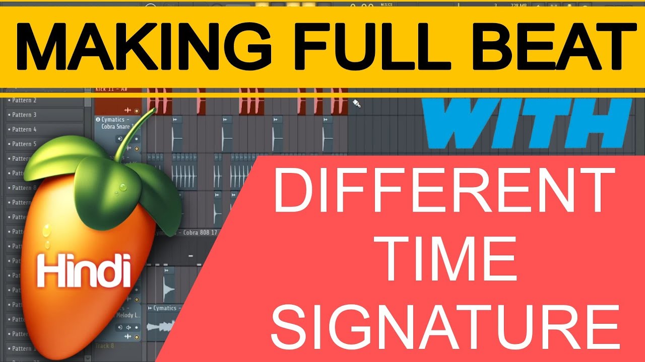 MAKING  BEAT WITH DIFFERENT TIME SIGNATURE (Beat Making Tutorials)