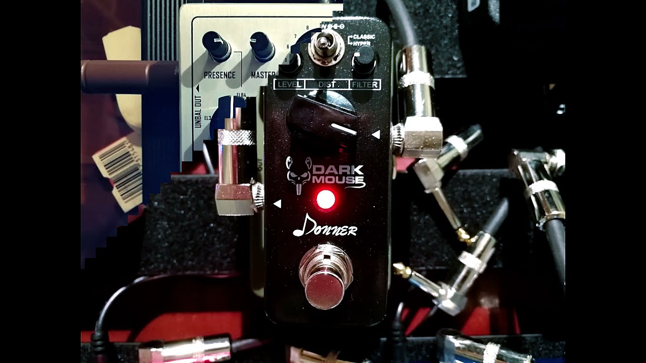 Donner Dark Mouse direct recording with Engl Cabloader. Proco rat 2 clone. No talking.