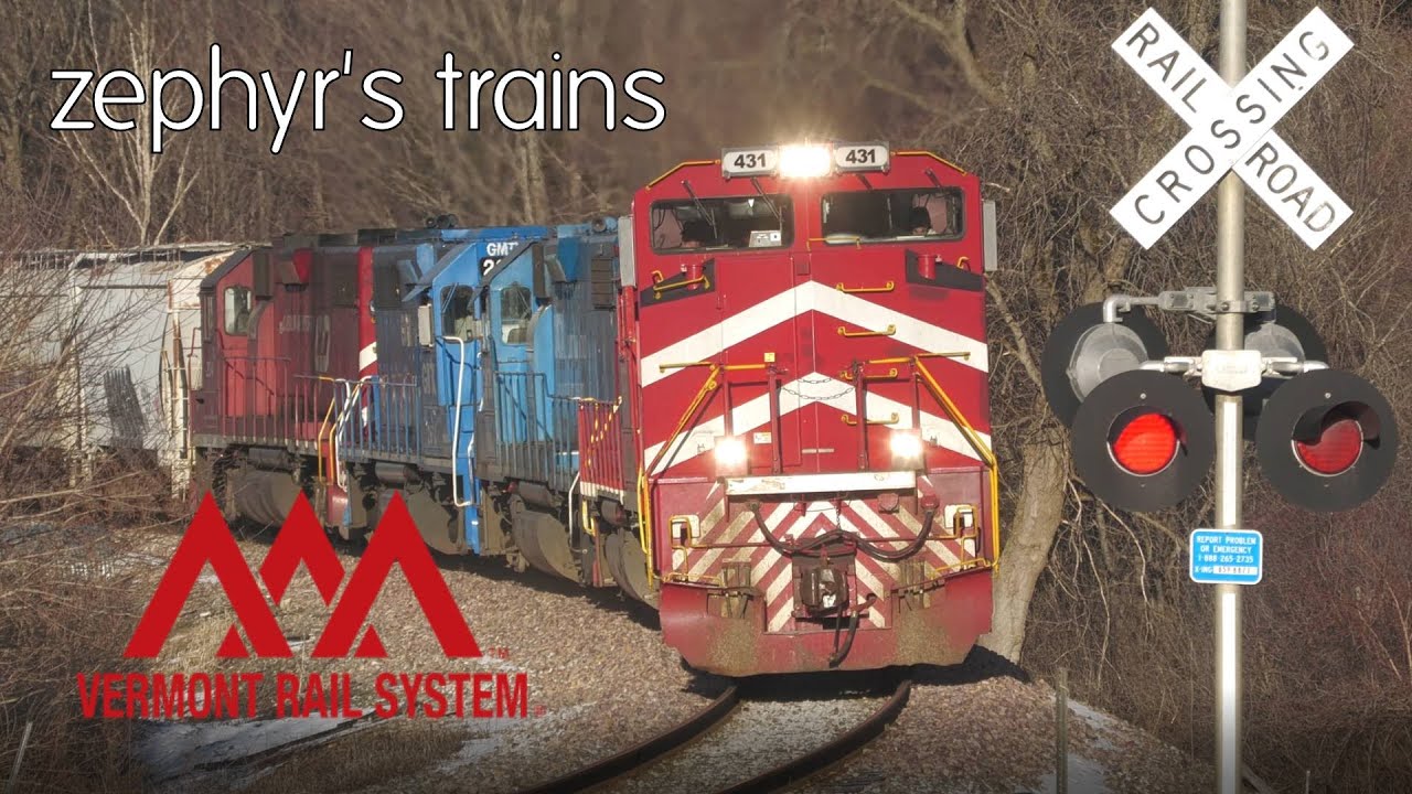 Chasing Big Red EMD's in Vermont | GMRC 263 Chase (4K60fps)