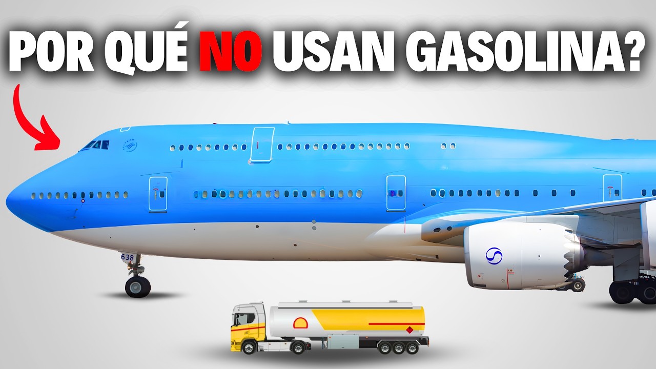 ¿Por Qué Los Aviones NO Usan Motores De GASOLINA?