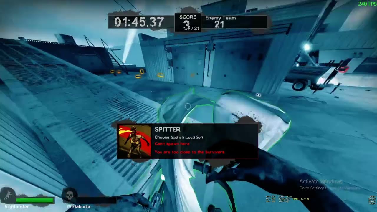 L4D2 Scavenge Rooftop Against Super Ezz Players!!!