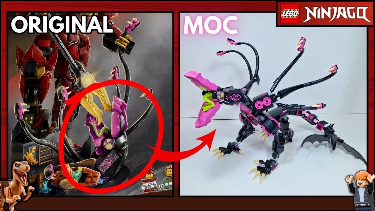 ¡MEJORE EL MOUNSTRUO DE ESTE SET! - LEGO Ninjago Legends set (71846) MOC Upgrade
