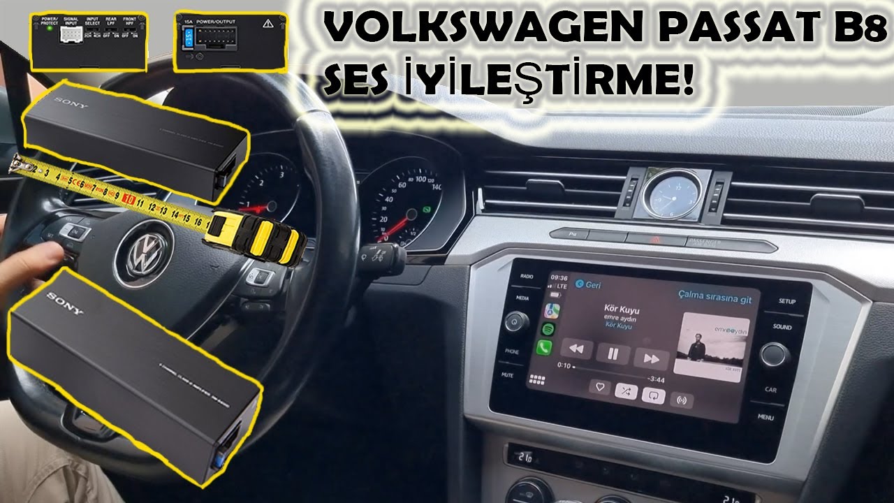 Volkswagen Passat B8 | Ses İyileştirme! (Sony S400D Amplifikatör) 22-057