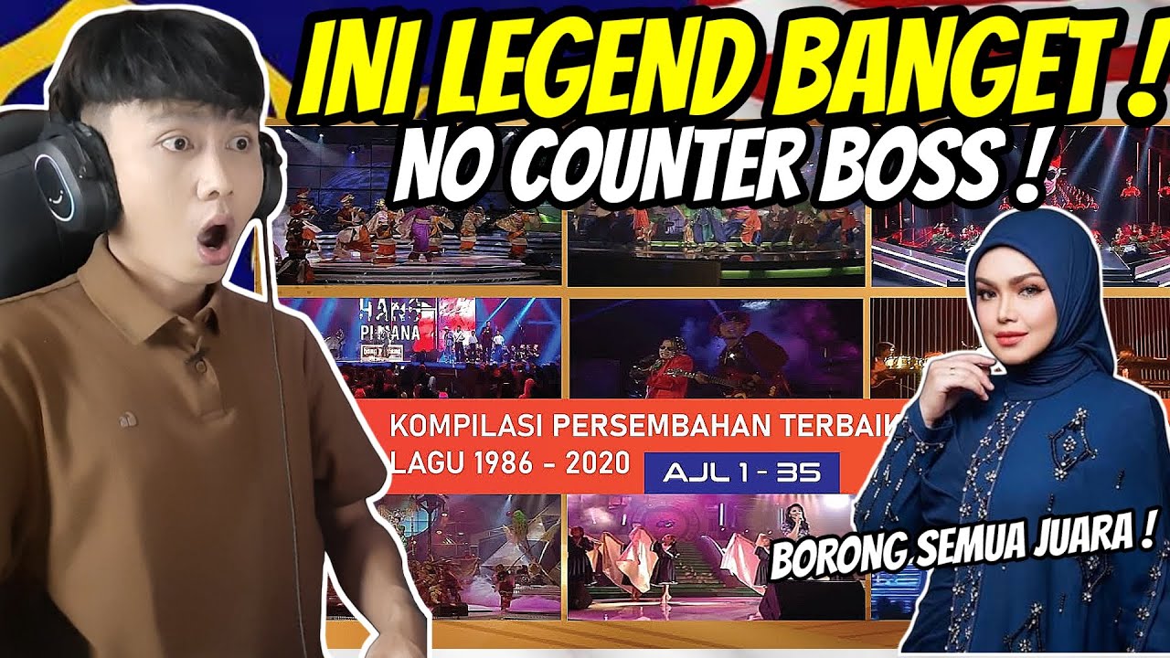 PENYANYI LEGEND MALAYSIA MEMANG GAK ADA LAWAN ! KOMPILASI PERSEMBAHAN TERBAIK AJL1-35 !