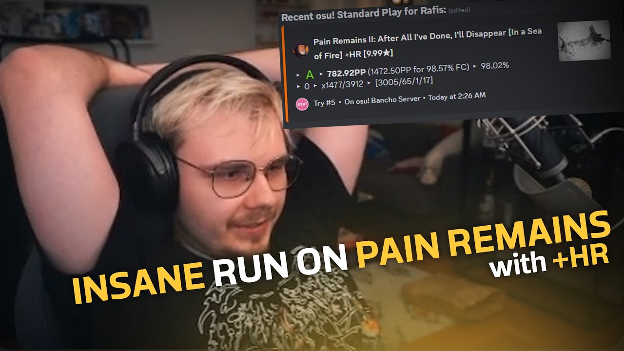 Pain remains HR (1457pp if FC)
