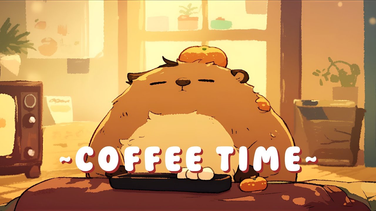 Capybara Chill Station - Calm Music for Focus & Study ~ Quiet Moments ~ 🦫 🎮 ☕
